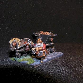 Dwarf gold carriage, unitfiller by Baardah