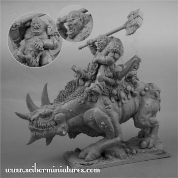 Ogre War Rhino Rider by Scibor