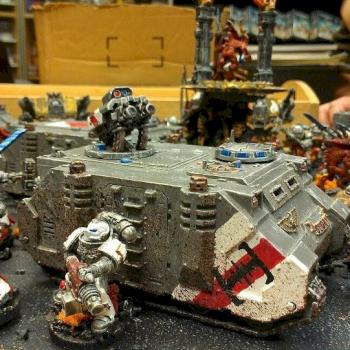 Purifier VS Bloodletters Display board by Denied
