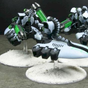 Necron Destroyer by Lomingen