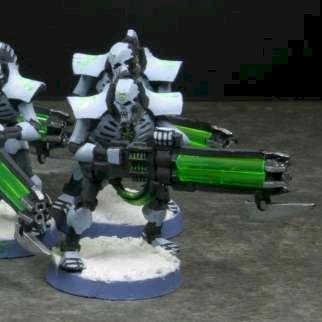 Necron Immortals by Lomingen
