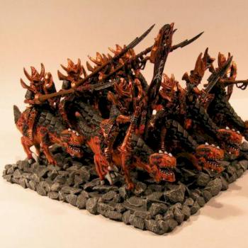 Dark Elves-Cold One Knights by JandS