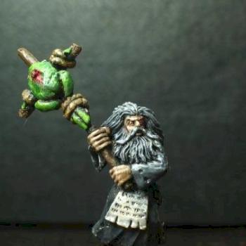 Mordheim flaggelant with gigant frog by Mikl III