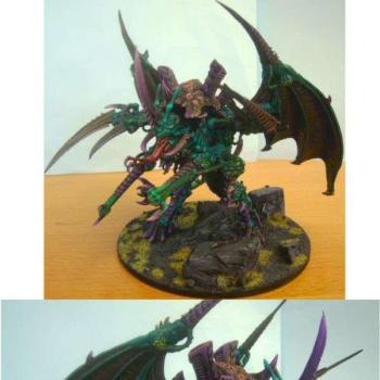 Tyranid Winged Tyrant conversion by Hellric