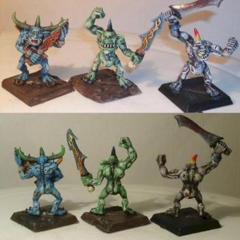 Chaos Plaguebearers of nurgle by exe000