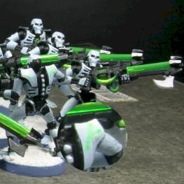 Necron Warrior by Lomingen