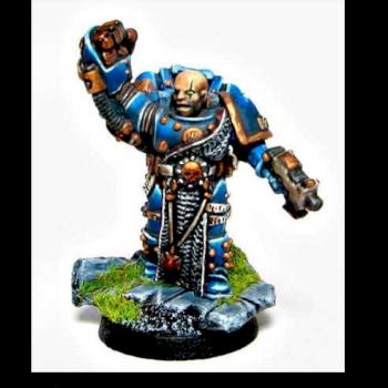 Ultramarine Gamesday Captain by yeoldemodelshoppe