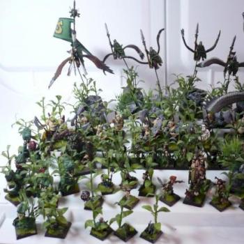 Wood Elves Army by Erbsenzaehler