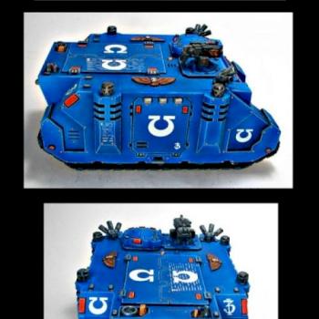Ultramarine Rhino by yeoldemodelshoppe