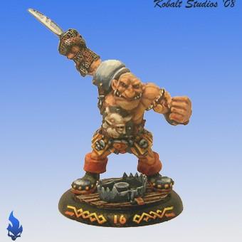 blood bowl - morg n torg - ogre star player by borak