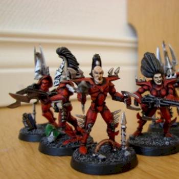 Dark eldar warriors by juhen
