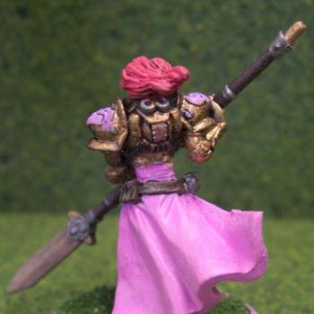 Breast Cancer Brawl Minis by shortandloud