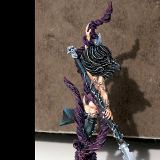 dark elf sorceress by lukatme