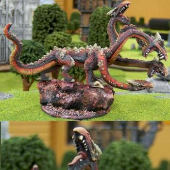 Dark elf hydra by Jovey