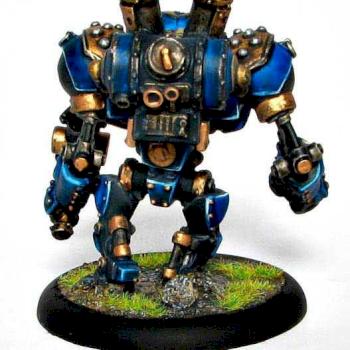 Cygnar Ironclad Heavy Warjack by yeoldemodelshoppe