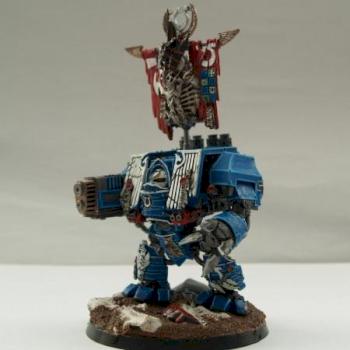 Ultramarine Venerable Dreadnought by thantoes