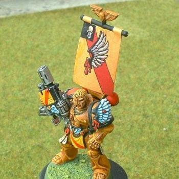Blood Angels Brother Captain Tycho by Black Dog