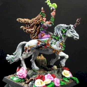 Bretonnian Fey Enchantress by tabithatan