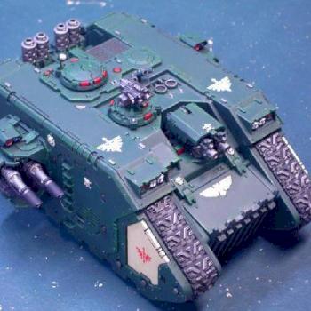 My Dark Angels Land Raider by Watcher in the Dark