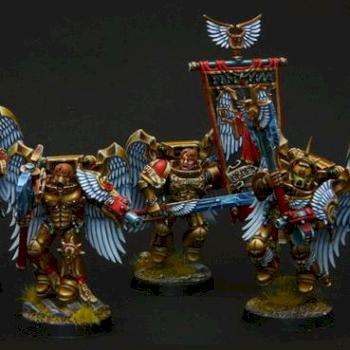 Blood Angels Sanguinary Guard by HopeRiver