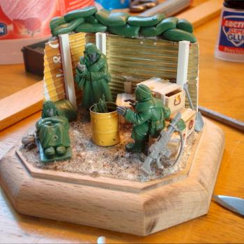 Silver Diorama GDUK'11 Valhallan diorama by Guilliman