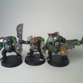 3 Ork Boyz by Kentaros