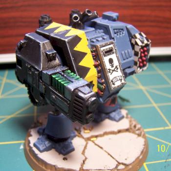 Space Wolf Dreadnought- Ancient Skrymr by sealancer