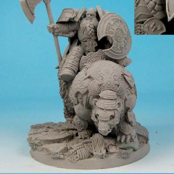 28mm / 30mm SF Celtic Warrior conversion / sculpture by Scibor
