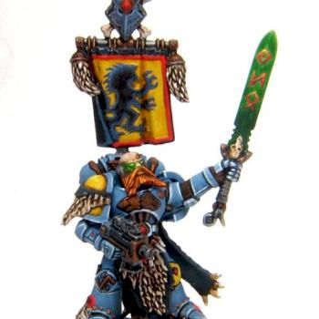 Custom Space Wolf Rune Priest by yeoldemodelshoppe