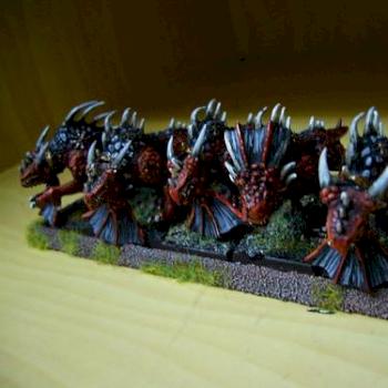Chaos Daemon Khorne Flesh Hound by AlbertHK