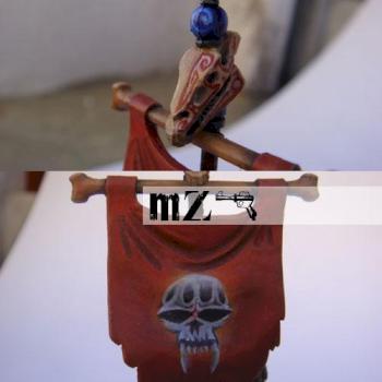 Condes vampiro Estandarte esqueleto / Vampire Counts Skeleton Banner by Mohz