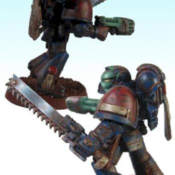 Crimson fist - space marine by MitchellHucker