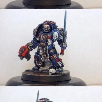 Space Marine Terminator sergeant by sammyjack76