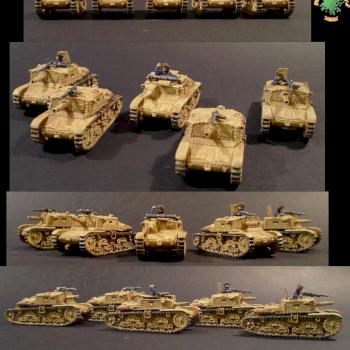 Italian Semovente 75 platoon by Juanbususto