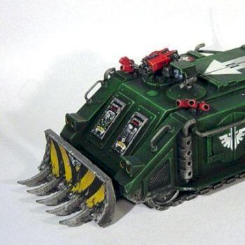 Dark Angels Space Marine Rhino by Spartanacus