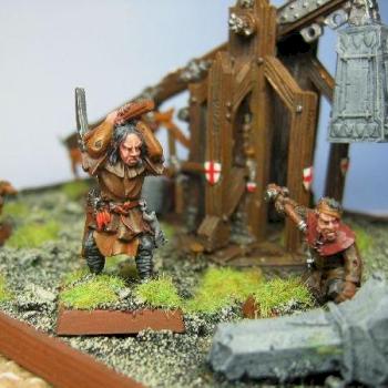 Bretonnia Trebuchet by lordlard