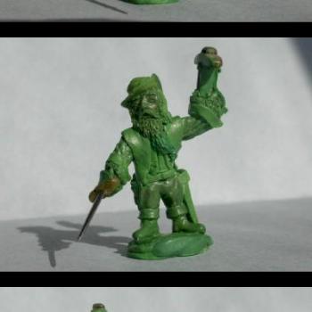 Dwarf Swashbuckler with Rapier and Crossbow by Lizard Doc