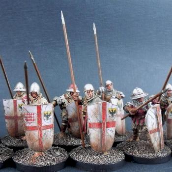 28mm Claymore Castings French/Italian/Genoese Pavisers by avalonindustries2040