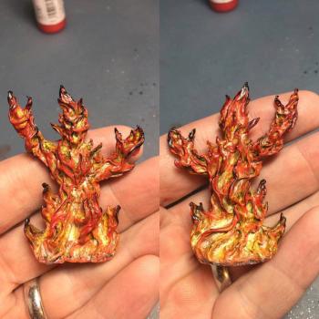 Fel Fire Elemental by tedrants