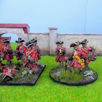 28mm Front Rank WSS Hanoverian Infantry Regiment du Breuil by avalonindustries2040