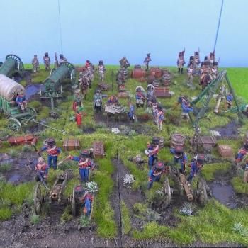 28mm Naploeonic French Artillery Battery - Client Commission by avalonindustries2040