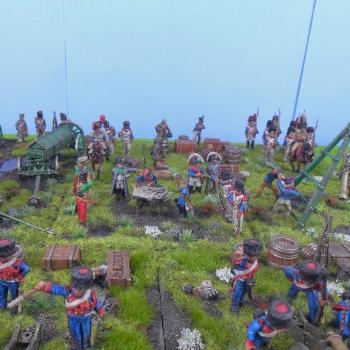 28mm Naploeonic French Artillery Battery - Client Commission by avalonindustries2040
