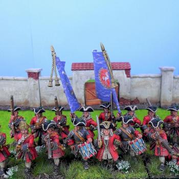 28mm Front Rank WSS Hanoverian Infantry Regiment du Breuil by avalonindustries2040