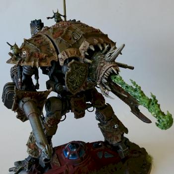 Chaos knight titan of nurgle. by clinteastwood999