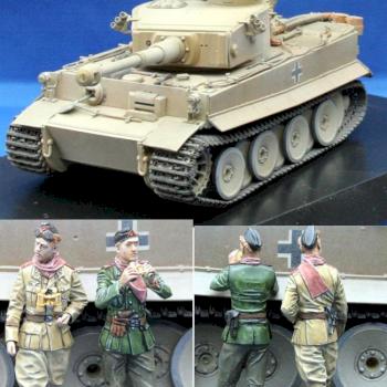 Tiger 1 in Tunisia, 1943 by phael_minis