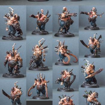 Dark Eldar Grotesques (Ogre conversion) by filipple