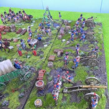28mm Naploeonic French Artillery Battery - Client Commission by avalonindustries2040