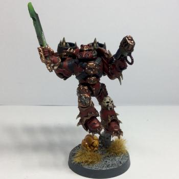 Chaos Space Marine Raptor Champion by Thepaintingbozo