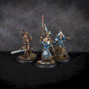 Cygnar warcasters by paintordieminiatures