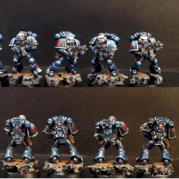 Ultramarines Tactical Marines by Pahaere
